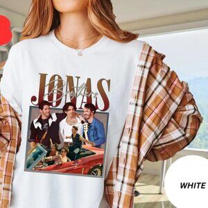 Jonas Brothers Retro Car Tee, Band Reunion Shirt, 90s Boyband Merch